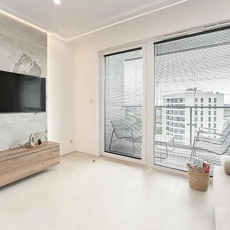 Panorama Baltica 1 - Stylish 15th Floor With Rooftop Terrace Near The Sea And Polsat Arena Stadion Stadium Free Parking Letnica *