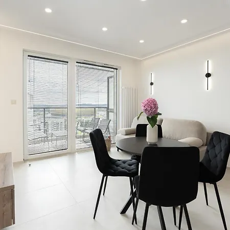 Panorama Baltica 1 - Stylish 15th Floor With Rooftop Terrace Near The Sea And Polsat Arena Stadion Stadium Free Parking Letnica Apartament