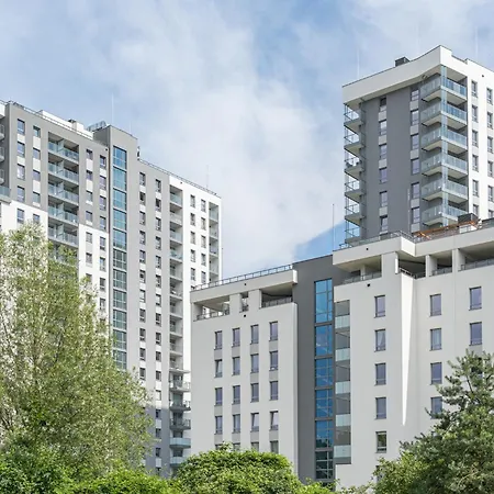 Panorama Baltica - Stylish 15th Floor With Rooftop Terrace Near The Sea And Polsat Arena Stadion Stadium Free Parking Letnica * Danzica