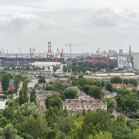 Panorama Baltica - Stylish 15th Floor With Rooftop Terrace Near The Sea And Polsat Arena Stadion Stadium Free Parking Letnica *