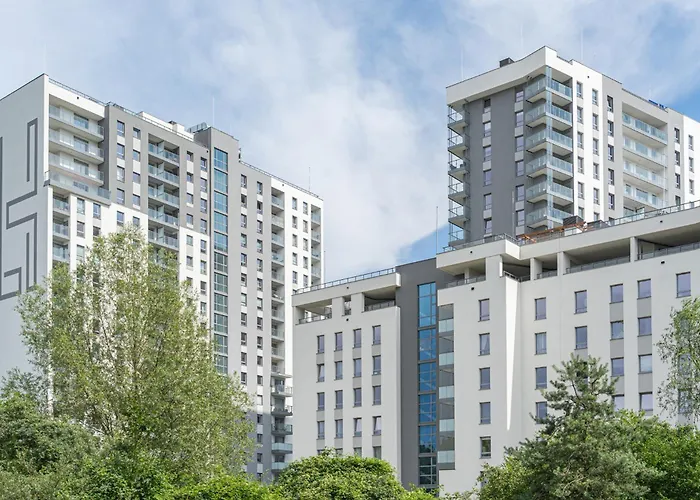 Panorama Baltica - Stylish 15th Floor With Rooftop Terrace Near The Sea And Polsat Arena Stadion Stadium Free Parking Letnica * Gdansk