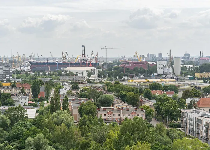 Panorama Baltica - Stylish 15th Floor With Rooftop Terrace Near The Sea And Polsat Arena Stadion Stadium Free Parking Letnica *