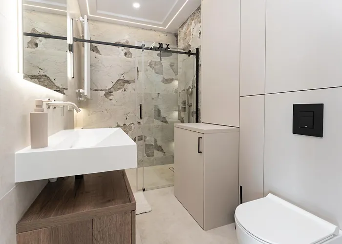 Panorama Baltica - Stylish 15th Floor With Rooftop Terrace Near The Sea And Polsat Arena Stadion Stadium Free Parking Letnica *